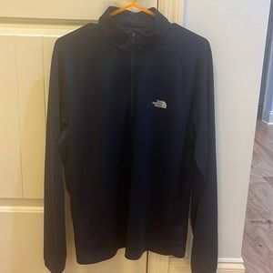 Men’s North Face Navy ¼ Zip Pullover - Size Medium